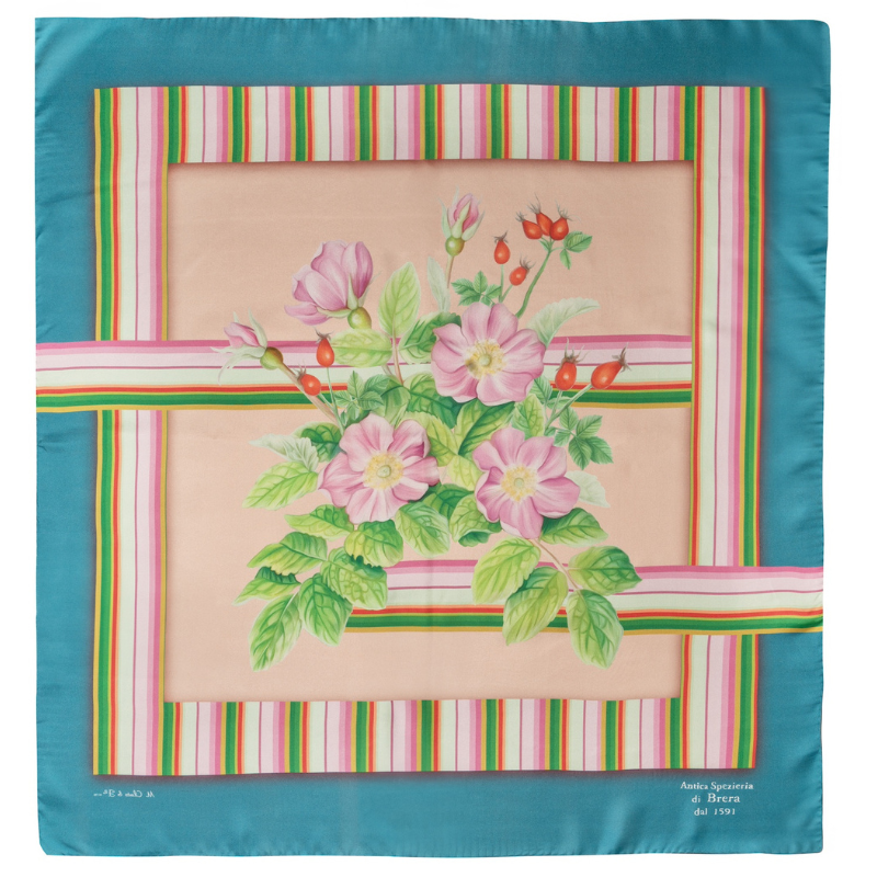Foulard Cilento 1780 - Rosa Canina Foulard Cilento 1780 - Rosa Canina